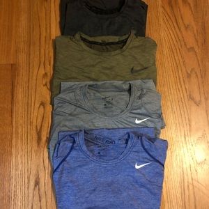 Nike dry fit tshirts (4 pack) XL